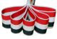 Red White & Navy Tri-Color Stripe Grosgrain Ribbon 100 Yds/Roll-009381