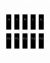 Black Damask Woven Size Label with White Letter Centre Fold Style from Polyester 100pcs/ Pack SL056
