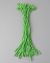 Green Hang Tag Polyester Braided String with Plastic Bullet Head and Single Plug  1000pcs/pack HTS220