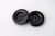2-Hole Black Tire Rim Plastic Buttons 100pcs/Pack 009223