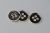 4-Hole Metallic Plastic Buttons 100pcs/Pack 009229