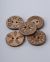 Mixed Carved Flowers Coconut Wooden Buttons for Sewing DIY Crafts Projects 50 pcs/Pack 201405 