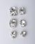 Clear Rhinestone Upholstery Buttons Mixed Shapes Glass Diamond Buttons for Furniture Sofa Bed 16 Pieces 203438