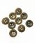 ABS Flat Wide Rimmed Plastic Buttons