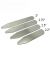Stainless Steel Shirt Collar Stays in 4 Sizes 40 Pieces 2 Sets/Pack 204612