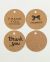 Printed Die-Cut Circular Hang Tags
