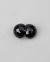 Black Dome Faceted Shank Buttons 12.8mm 1000pcs-CB016