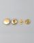 Engraved Star Socket Dome Stud S-Spring Snap Fasteners 100 Sets SF005