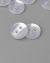 Transparent White Iridescent Pearly Shirt Sewing Buttons 2-hole 1000pcs CB040