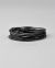 Black waxed cotton twine cord for hang tags 1.2mm HTS007