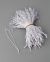 White/Black Waxed Cotton Cord with Safety Pins for Hang Tags 