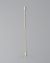 Customized White hang tag string with plastic locker HTS061