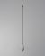 Customized 10000 pcs/Pack Gray Hang Tag String with Plastic Pocker HTS130