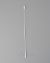 Customized White Hang Tag String with Plastic Locker HTS149