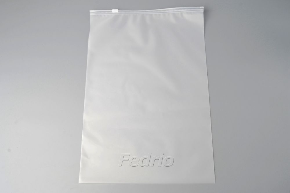 Frosted Zipper Plastic Bags with Warning Words 