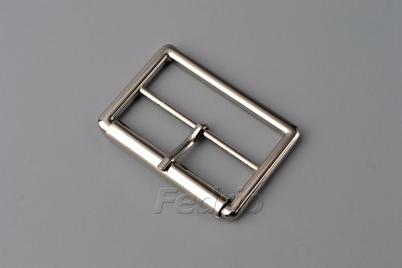 Single Stitch Prong Metal Buckle 