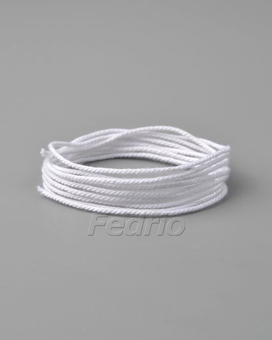 Large Perforated White Tag- String