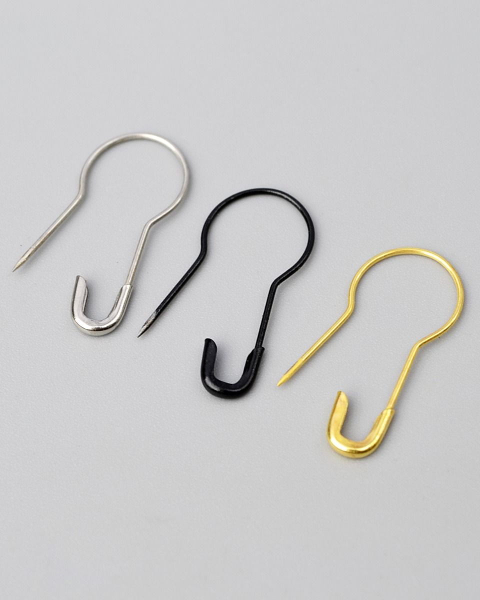 Bulb Gourd Small Thin Iron Safety Pins 