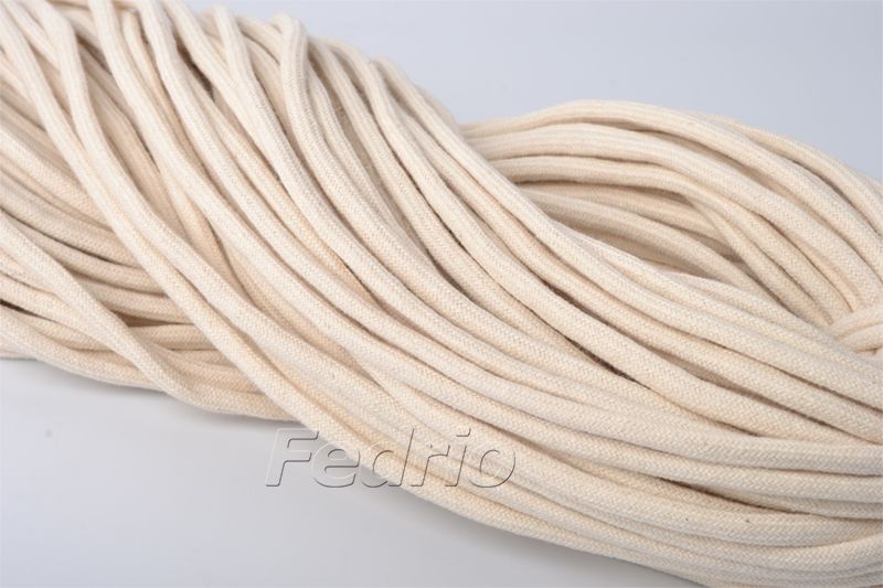 Natural Solid Braided Cotton Rope 