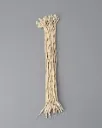 Beige Cotton Hang Tag String with Plastic Locker 18.3cm 1000pcs HTS097