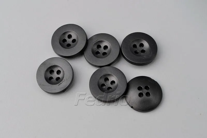 1.8cm 4-Hole Round Flat Rubber Buttons 1000pcs/Pack-Custom-made Model 009342 (white)