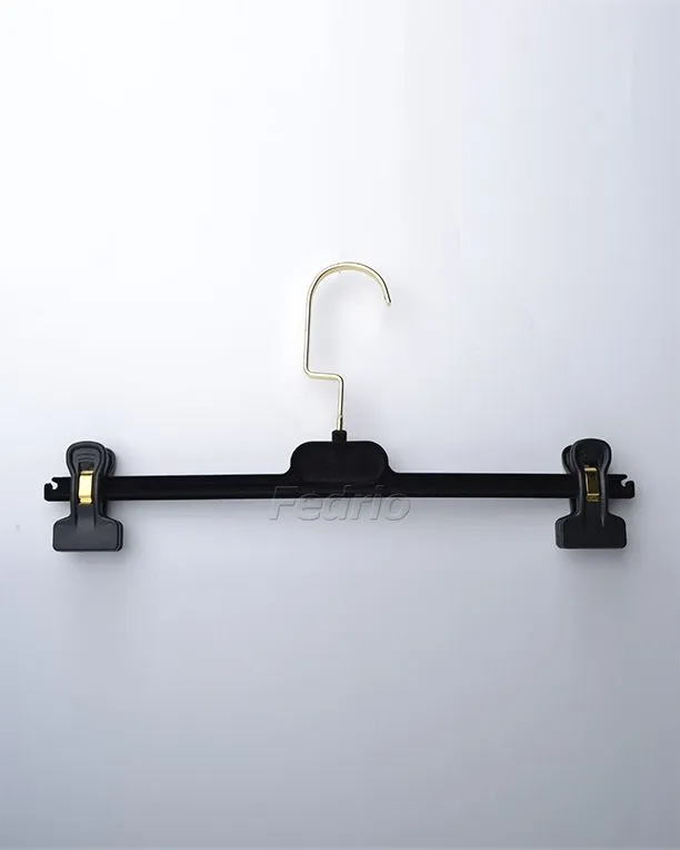 10 Pieces Velvet Pant Hangers with Clips Ultra Thins Space Saving Hangers 203523