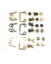 6 Sets Riveted Hook and Eye Closure for Dress Trouser Coat Fasteners 205680