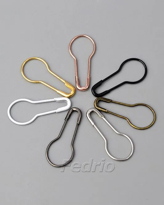 Bulb Gourd Small Thick Iron Safety Pins 1000pcs/Box SP001 | Fedrio