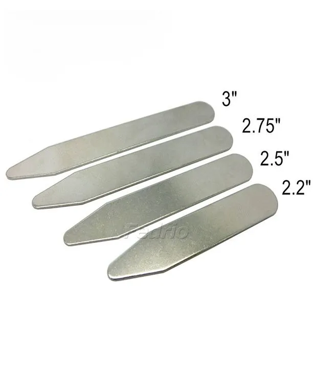 Stainless Steel Shirt Collar Stays in 4 sizes in total 40 Pieces/Pack 204612