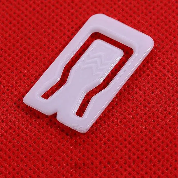 Plastic Square Bar Shirt Clips for Underwear Pants Dress Back Clip Square 1000 Pieces/Pack 204578