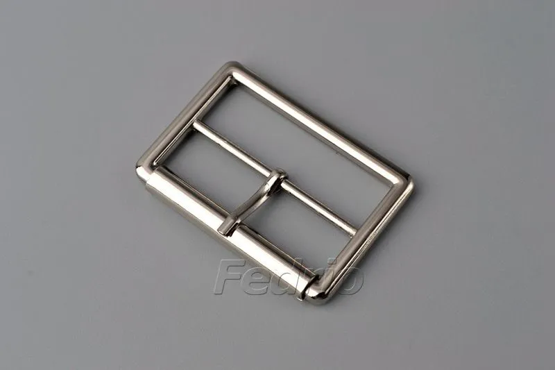 Single Stitch Prong Belt Center Bar Metal Buckle Purse Making Roller Buckles 100/Pack 008176 (gunmetal)