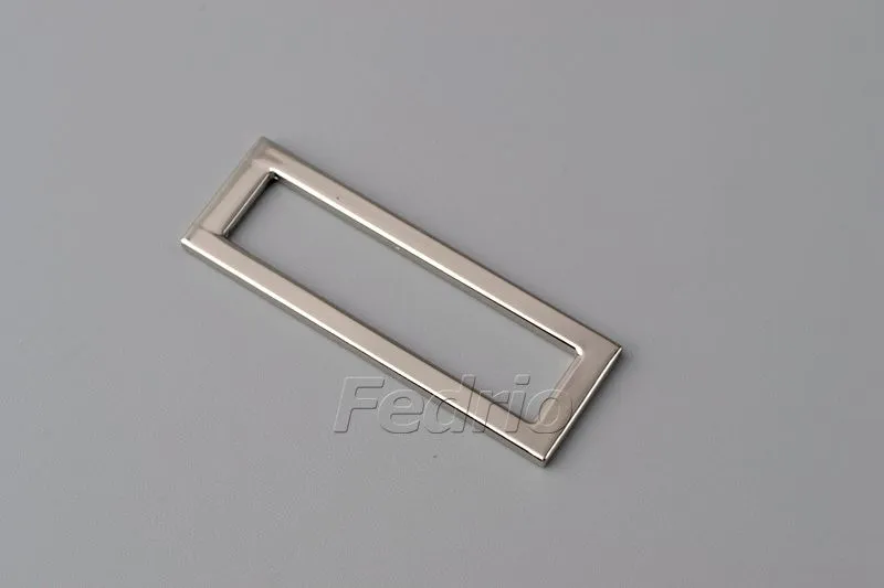 Flat Rectangle Rings Metal Buckle for Bag Belt Strap Heavy Duty Loop Webbing Bag Making Hardware 100PCS/Pack 008178