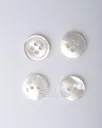 Narrow Rim White Mother of Pearl Shell Buttons High-end Shirts Suits Accessory 10 pcs/Pack 203427