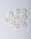Natural Mixed Shaped Pearl Shell Buttons 2-Hole Sewing Shirts Suits Buttons 10 pcs/Pack 203431
