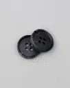 Black 4-Hole Texture Blazer Round Plastic Buttons 22.5mm 1000pcs-CB007