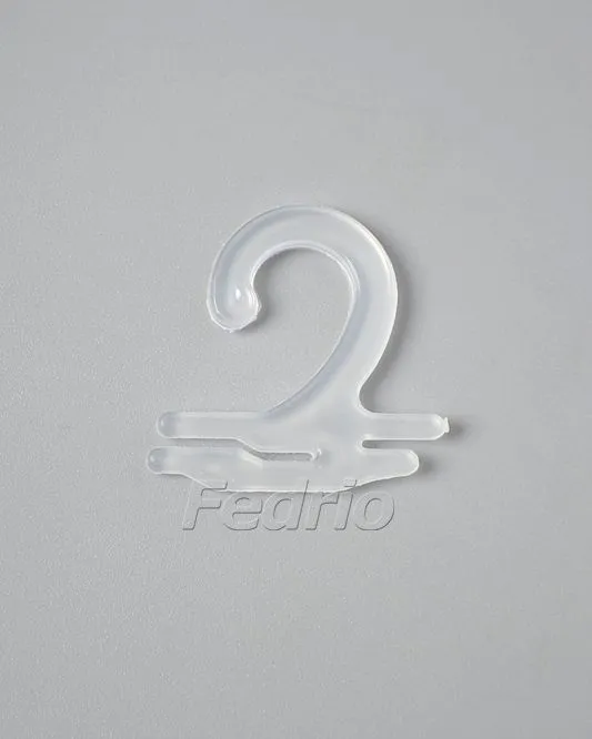 Transparent Plastic Small Sock Hook Hanger for Socks Underwear Retail Display Accessories 1000 Pieces PH001