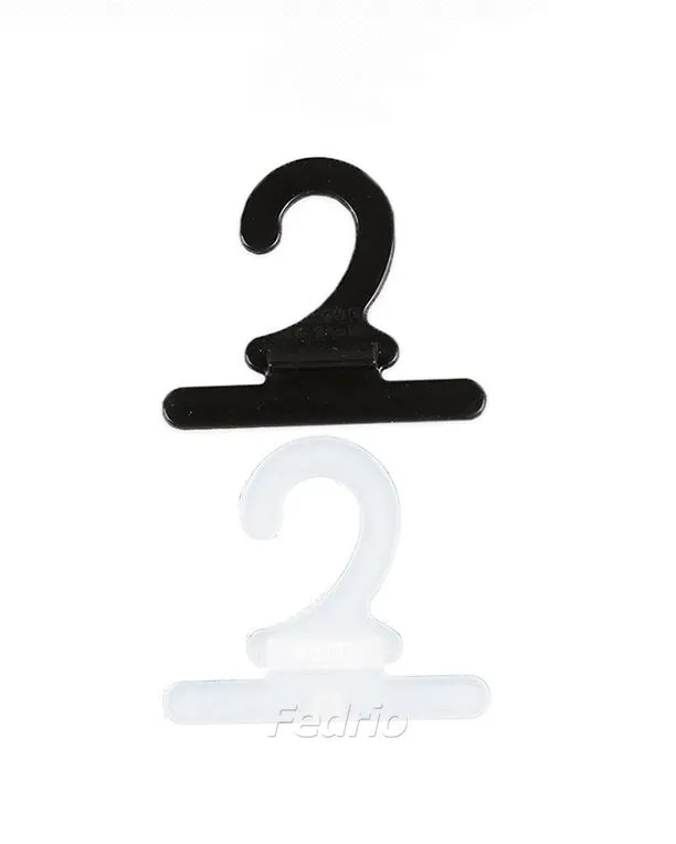 Z Shape Plastic Sock Hooks for Paper Card Socks Fabric Samples 100 Pieces 203503