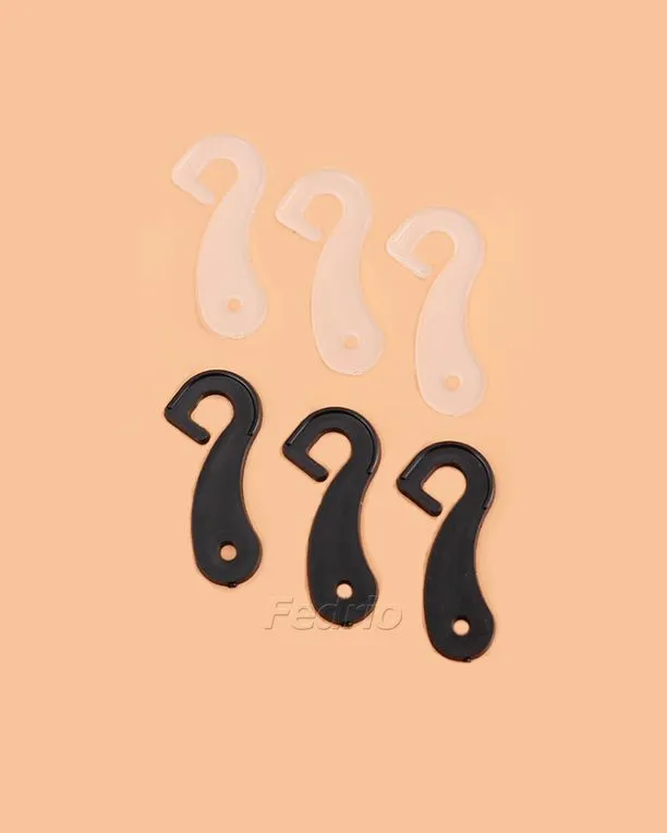 Number Seven Plastic Sock Hooks for Gloves Hats Retail Display 100 Pieces 203507 (black)