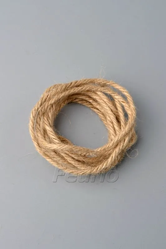 natural jute fiber rope 100meters Roll 009390 | Fedrio